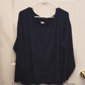 ⭐️Lands End basic longsleeve oversize top size 1X